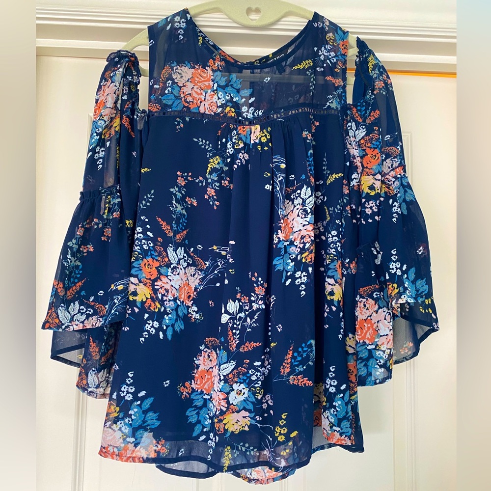 Lucky brand off shoulder longsleeve tank top